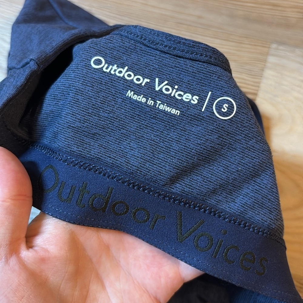 Outdoor Voice Double Time Bra 2.0 Navy Blue — image 5 of 5